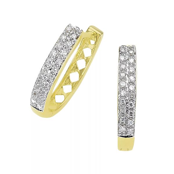 Diamonds by Ellen K. Paar Creolen "585 Gelbgold Diamant 0,20ct." günstig online kaufen