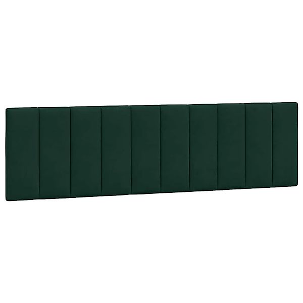 vidaXL Kopfteil-Kissen Hanko Dunkelgrün 180 cm Samt 374684 günstig online kaufen