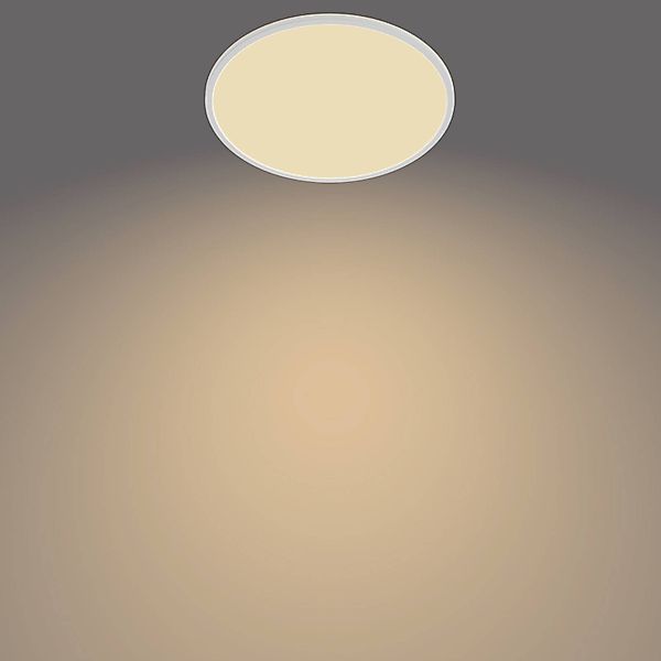 Philips SuperSlim Deckenlampe 2.700K Ø42cm weiß günstig online kaufen