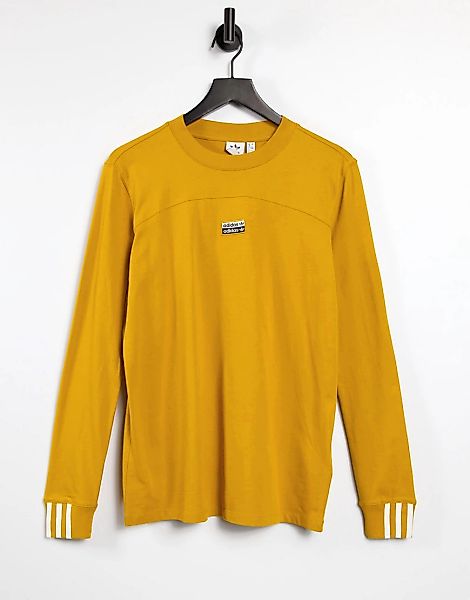 adidas Originals – Langärmliges Shirt in Gelb günstig online kaufen