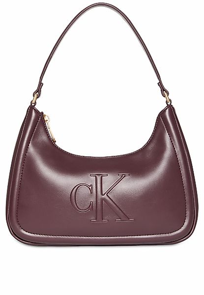 Calvin Klein Schultertasche "RAISED CK SMALL SHOULDER BAG", Henkeltasche, D günstig online kaufen