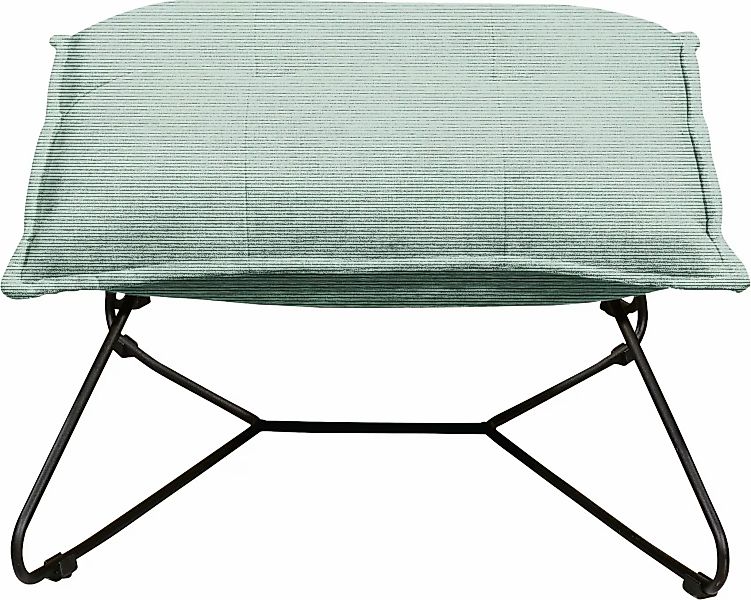 ED EXCITING DESIGN Hocker "Vico", mit Design-Gestell aus schwarzem Metall, günstig online kaufen