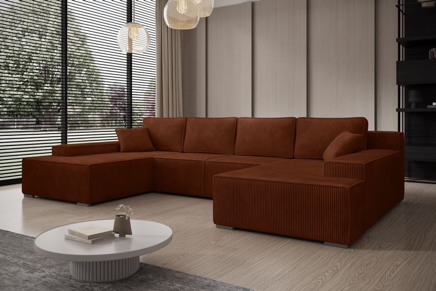 PROMETO Möbel Ecksofa Ecksofa Couch U-Form günstig online kaufen