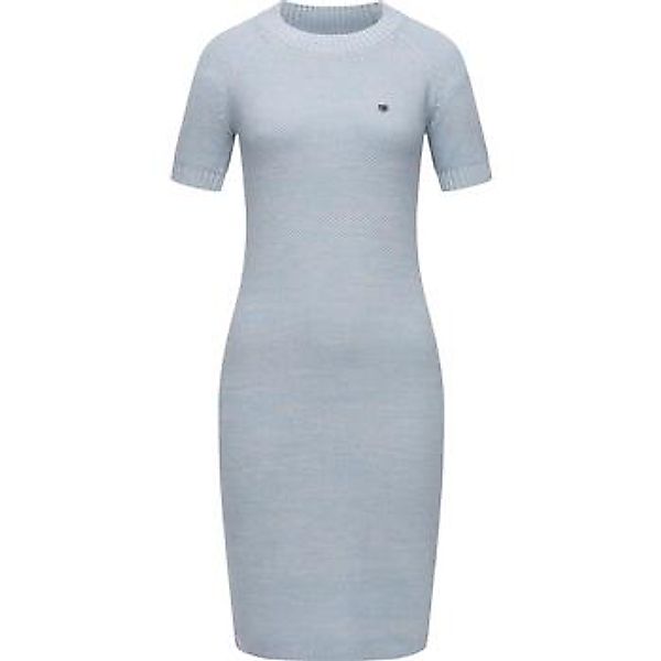 Ragwear Strickkleid "Kolya" Ohne Taschen kurzärmliges Damen Midikleid in St günstig online kaufen