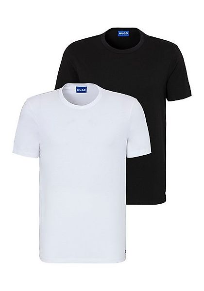 HUGO Blue T-Shirt BLUE3_Naolo (Packung, 3-tlg) mit kleinem Label am Saum günstig online kaufen