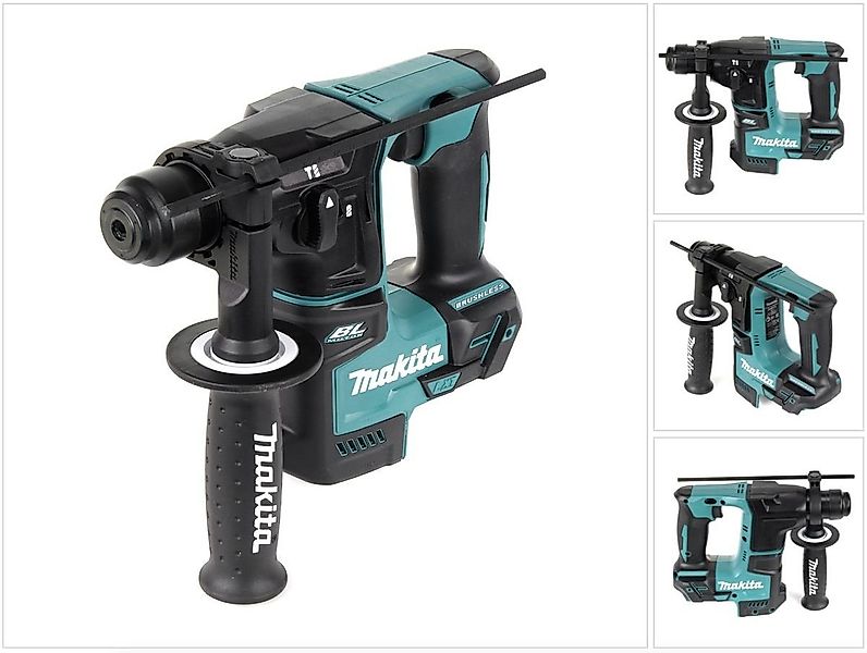 Makita Schlagbohrmaschine DHR 171 Z Akku Bohrhammer 18V 1,2J SDS plus Brush günstig online kaufen