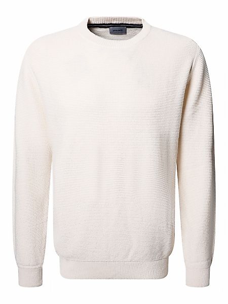 Pierre Cardin Rundhalspullover, mit Struktur günstig online kaufen