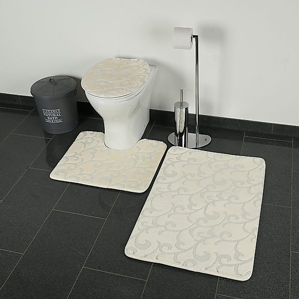 ZELLERFELD Badematte 3-teilig Bad Matte Dusche günstig online kaufen