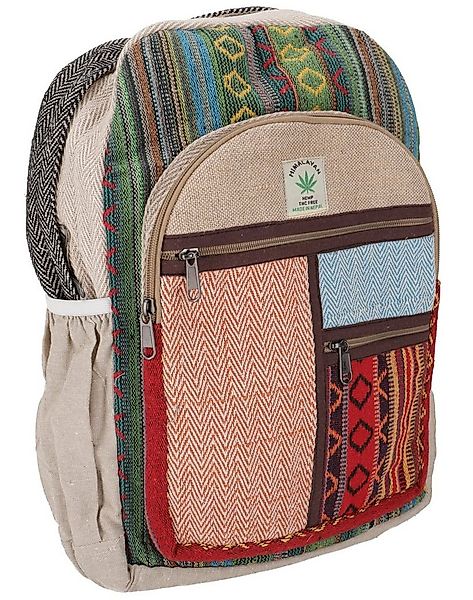 Guru-Shop Freizeitrucksack Ethno Hanf Rucksack - bunt günstig online kaufen