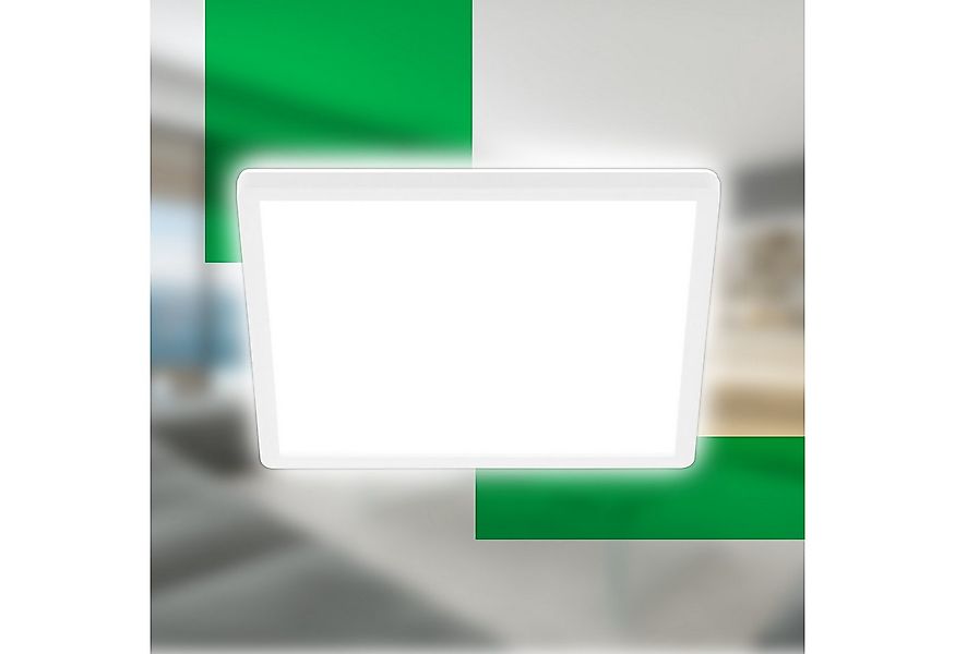 Briloner Leuchten LED Panel Deckenlampe ultraflach Energieeffizienz A Backl günstig online kaufen