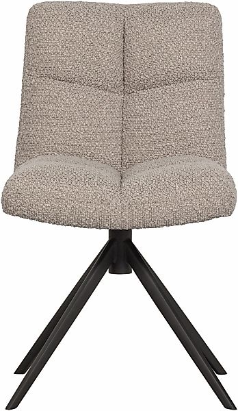 WOOOD Drehstuhl "Vinny" () Strukturstoff mit Drehfuß, Breite 48 cm günstig online kaufen