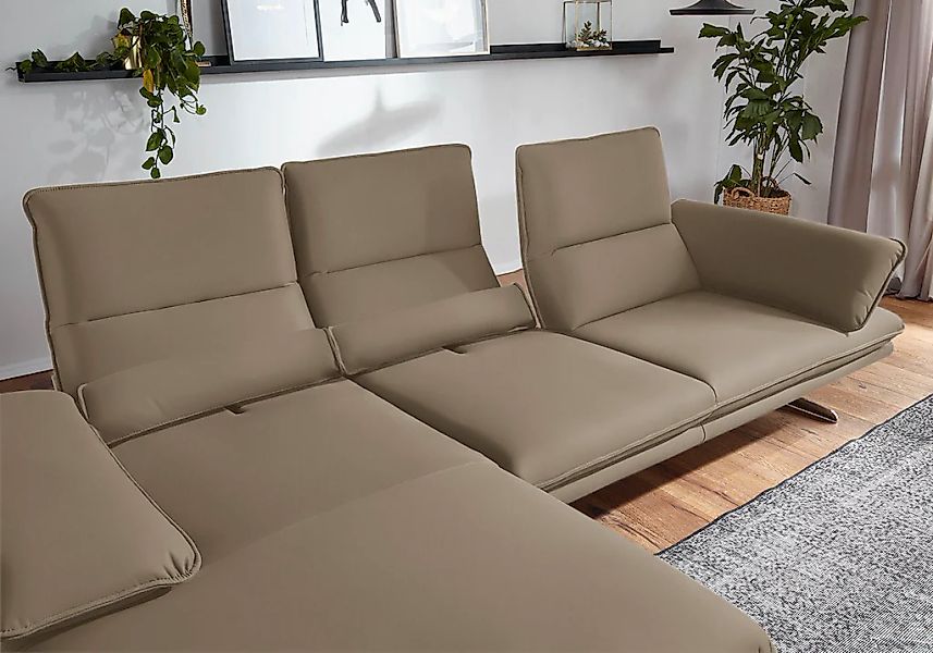 W.SCHILLIG Ecksofa »broadway, Designsofa mit tollem Sitzkomfort, L-Form«, S günstig online kaufen