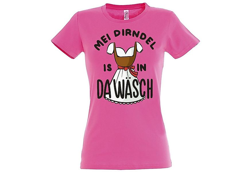 Youth Designz Print-Shirt MEI DIRNDEL IS IN DA WÄSCH Damen T-Shirt mit Fun- günstig online kaufen