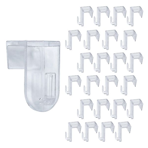 Spetebo Fensterhaken Kunststoff Dekohaken transparent, Fenster günstig online kaufen