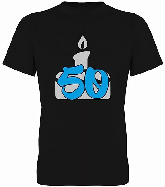 G-graphics T-Shirt 50 – Geburtstagstorte Herren T-Shirt, zum 50ten Geburtst günstig online kaufen