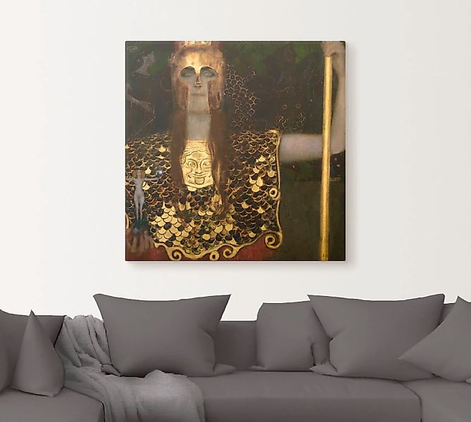 Artland Leinwandbild »Pallas Athene«, Götter, (1 St.), auf Keilrahmen gespa günstig online kaufen