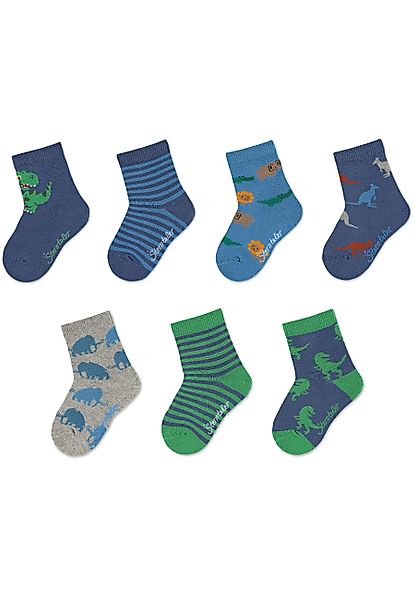 Sterntaler® Feinsöckchen Sterntaler® Socken 7er-Box Wildnis günstig online kaufen