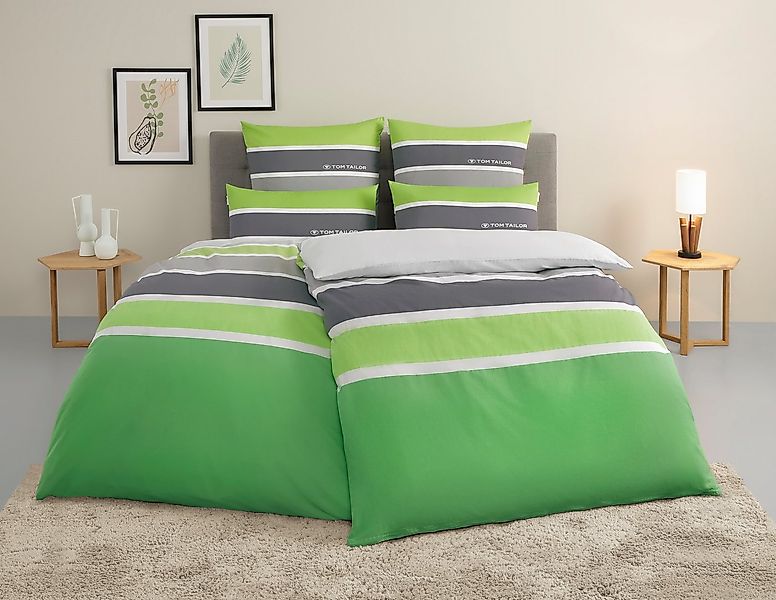 TOM TAILOR HOME Bettwäsche Felix in Gr. 135x200 oder 155x220 cm, Biber, 3 t günstig online kaufen