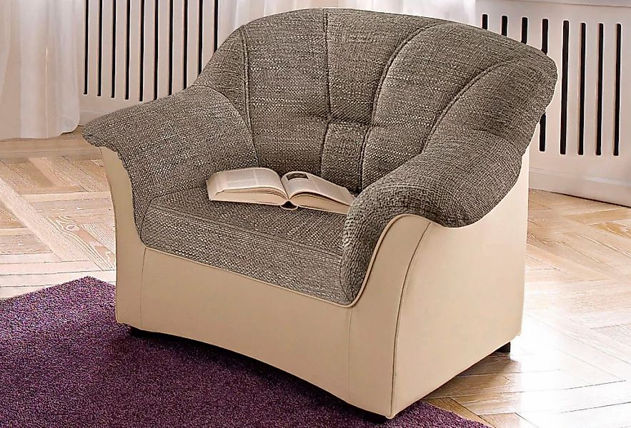 DOMO collection Sessel »Flores«, wahlweise mit Federkern (nicht bei Microfa günstig online kaufen