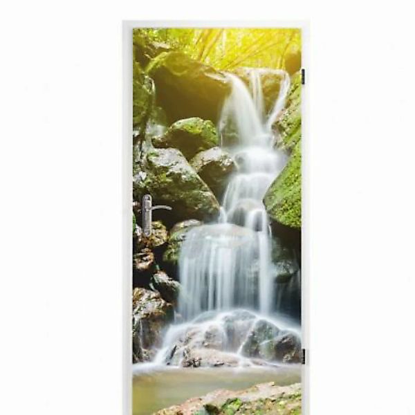 nikima Türbild TB-06 selbstklebendes Türbild – Wasserfall (16,66 €/m²) Kleb günstig online kaufen