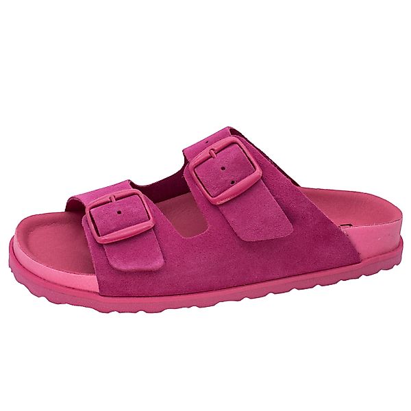 Fischer-Markenschuh Alma Pantolette aus Veloursleder, mit günstig online kaufen