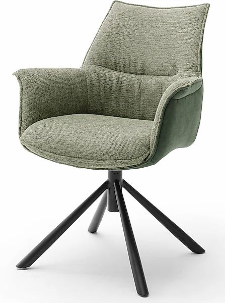 MCA furniture Esszimmerstuhl »KONYA«, Chenille, 2er-Set, 360° drehbar, Bela günstig online kaufen