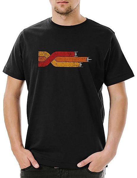 Urban Backwoods Print-Shirt Star Battle Knot Herren T-Shirt Solo X Red Star günstig online kaufen