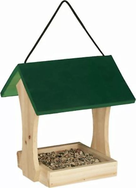 relaxdays Vogelfutterhaus zum Aufhängen grün günstig online kaufen