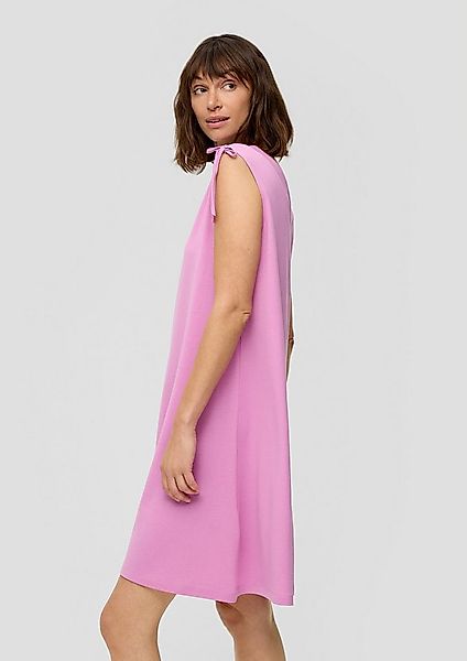 s.Oliver Minikleid Kleid Kleid mit V-Ausschnitt und Binde-Detail günstig online kaufen