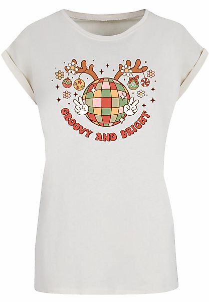 F4NT4STIC T-Shirt "Bright Weihnachten Disco Deer" Premium Qualität, Weihnac günstig online kaufen