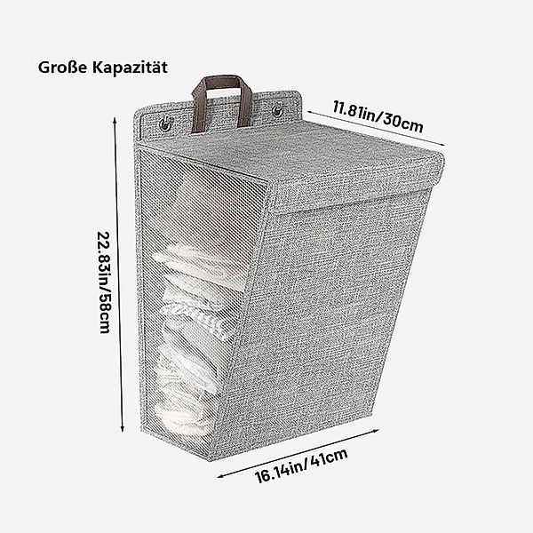Auledio Wäschekorb Faltbar 60L mit Deckel günstig online kaufen