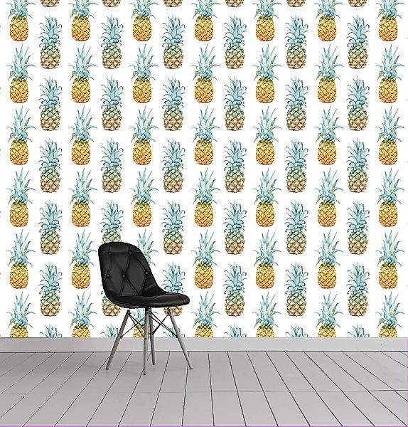 queence Vinyltapete »Phoebe«, bedruckt-tropisch, 90x250cm, selbstklebend, k günstig online kaufen