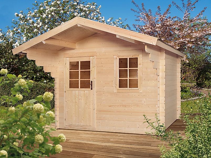 Kiehn-Holz Gartenhaus KH 28-016 Natur Unbehandelt 300 cm x 230 cm günstig online kaufen