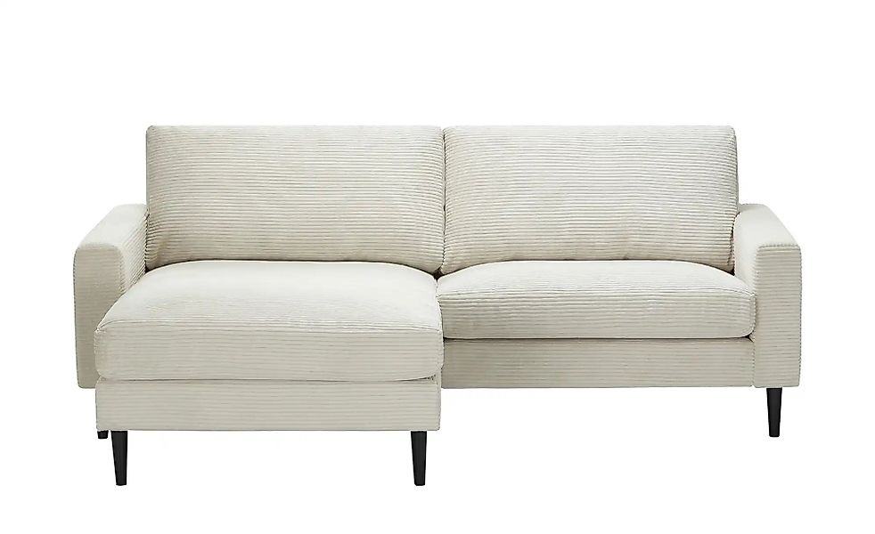 uno Ecksofa Cordsofa seitenverkehrt montierbar Milano ¦ beige ¦ Maße (cm): günstig online kaufen