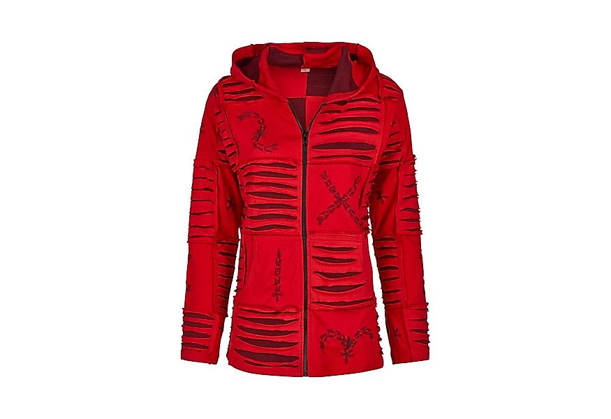 Mein Style Shirtjacke Baumwoll Patch Jacke Rot (1 Stück, 1-tlg., 1 Stück) 2 günstig online kaufen