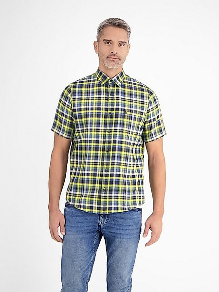 LERROS Kurzarmhemd Kariertes Halbarmhemd in Strukturqualität günstig online kaufen