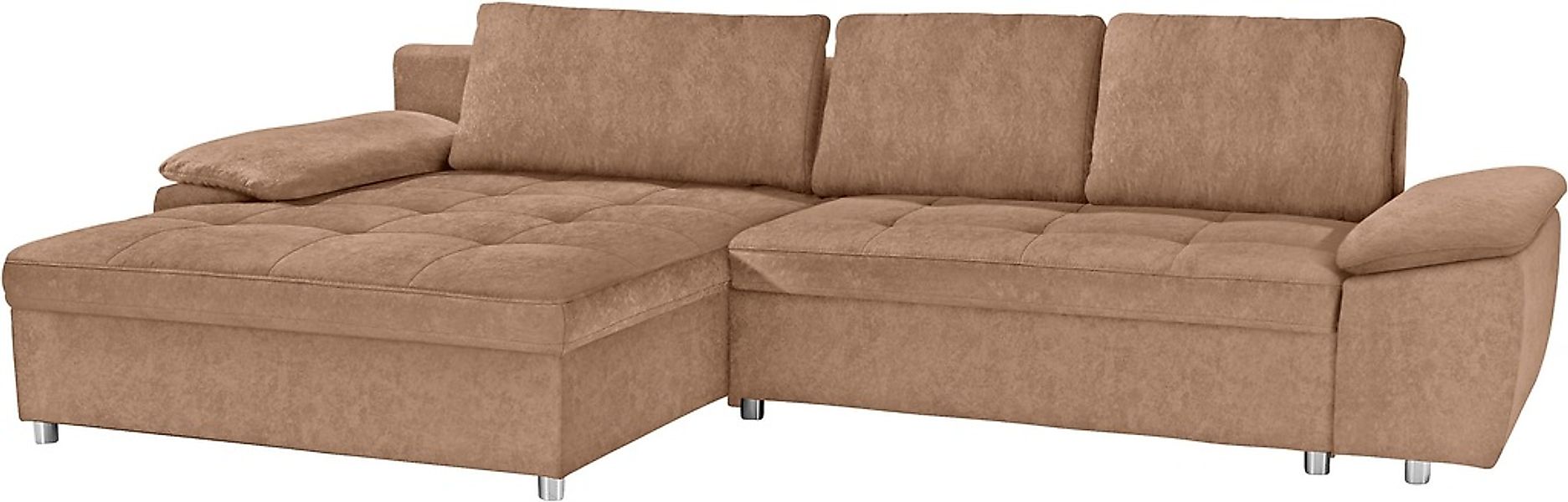 sit&more Ecksofa »Labene L-Form«, wahlweise mit Bettfunktion und Bettkasten günstig online kaufen