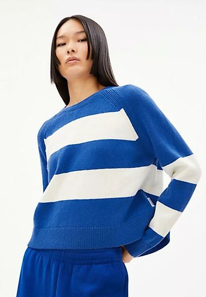 Armedangels Strickpullover DILIRIAA STRIPES Damen Loose Fit aus Bio-Woll Mi günstig online kaufen