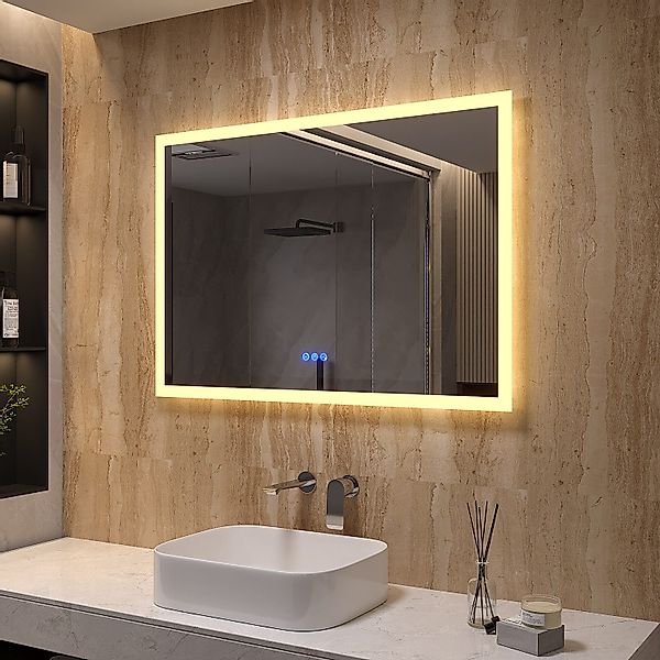 AQUABATOS LED-Lichtspiegel Badezimmer Spiegel Badspiegel Wandspiegel günstig online kaufen