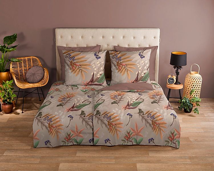 good morning Wendebettwäsche "Otso" 3 Stk. tlg. 100% Baumwolle, 135x200, Re günstig online kaufen