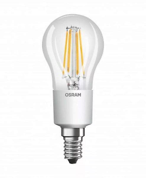 OSRAM LED SUPERSTAR CLASSIC P 40 BLI DIM Warmweiß Filament Klar E14 Tropfen günstig online kaufen