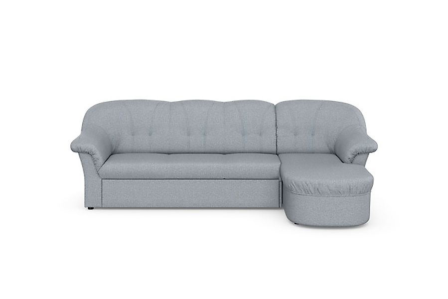 DOMO collection Ecksofa »Pegnitz, elegante Rückensteppung, kompakte Stellma günstig online kaufen
