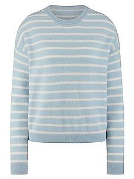 Rundhals-Pullover include blau günstig online kaufen