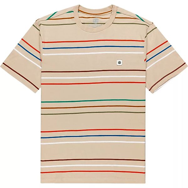 Element Hovden Stripes Kurzärmeliges T-shirt S Oxford Tan günstig online kaufen