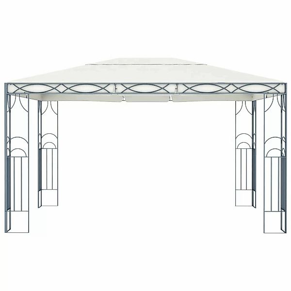 vidaXL Pavillon 400 x 300 cm CremeWeiß günstig online kaufen