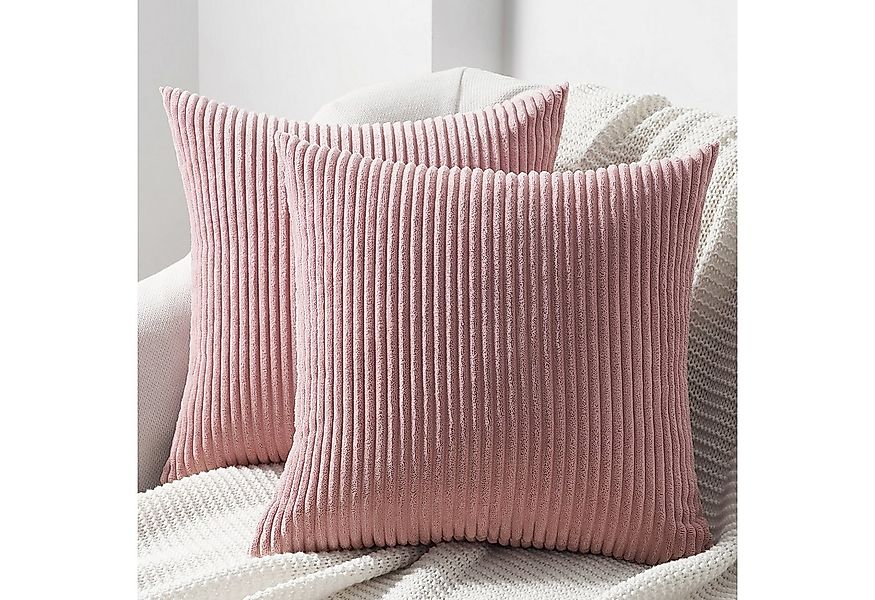 Topfinel Kissenbezug gestreiftes Muster,2er Set Kissenhülle Dekokissen Kiss günstig online kaufen