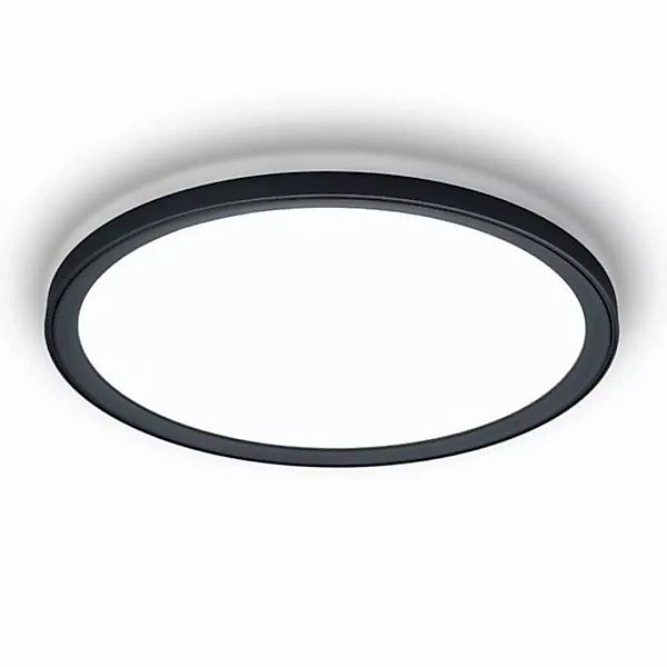 LED Deckenleuchte Dawa in Schwarz-matt 50W 4190lm günstig online kaufen