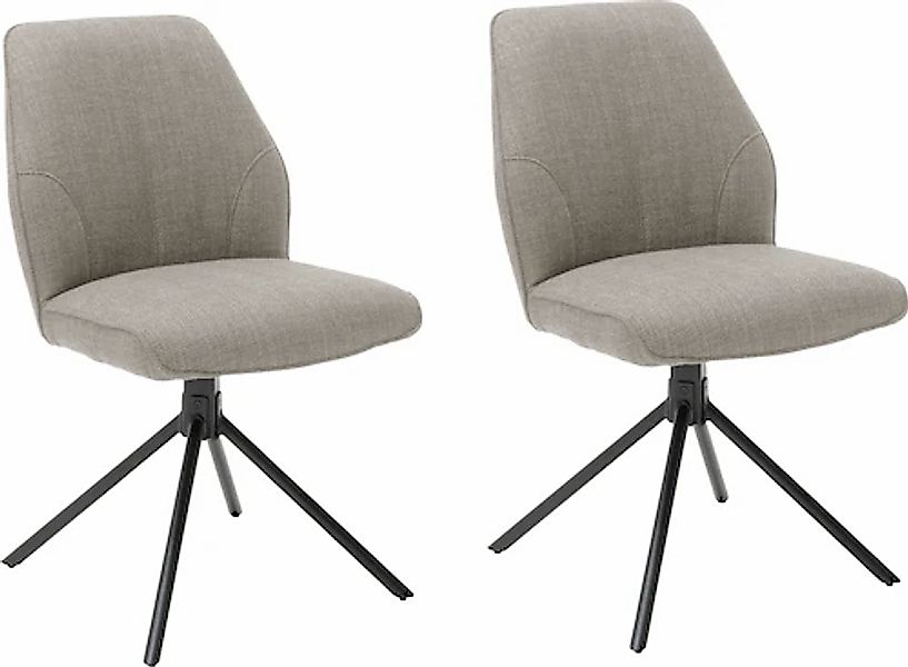MCA furniture 4-Fußstuhl »Pemba«, (Set), 2 St., 2er-Set, 180°drehbar mit Ni günstig online kaufen
