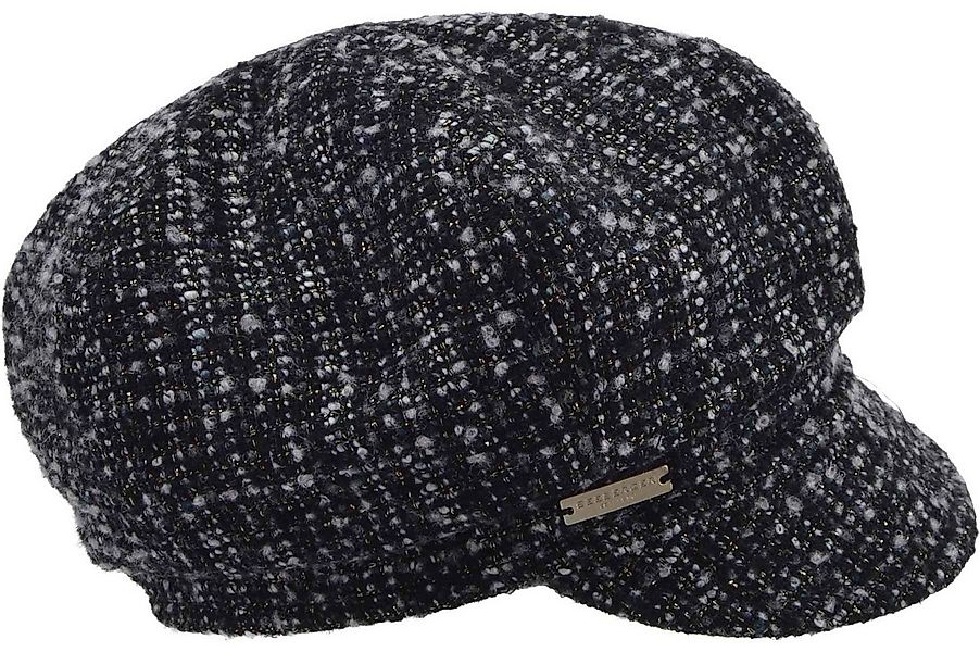 Seeberger Ballonmütze Tweedstoff Ballonmütze 19778-0 günstig online kaufen