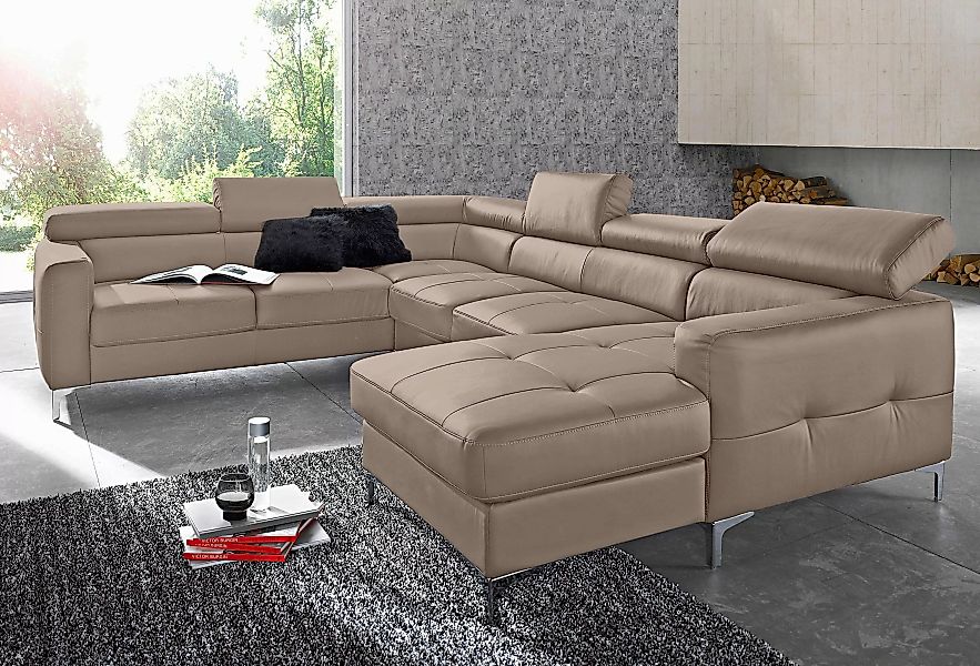 COTTA Polstergarnitur "Sammy U-Form", (Set, Tiefe der Recamiere 169 cm), Se günstig online kaufen